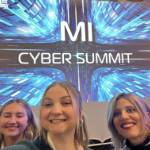 Cybersecurity students attended the Michigan Cyber Summit